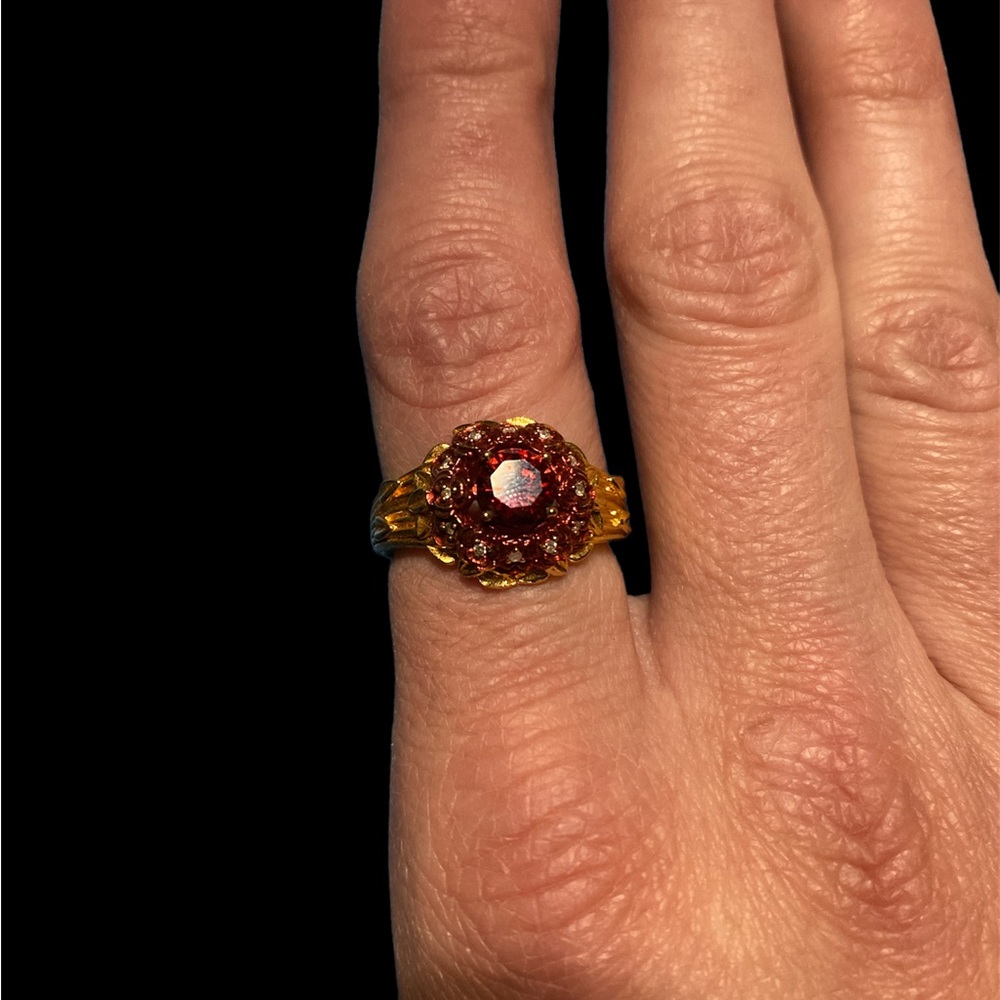Vintage rose ring